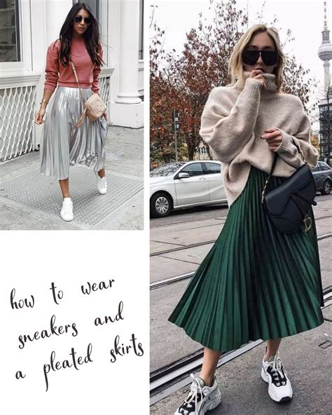 street style pleated skirts